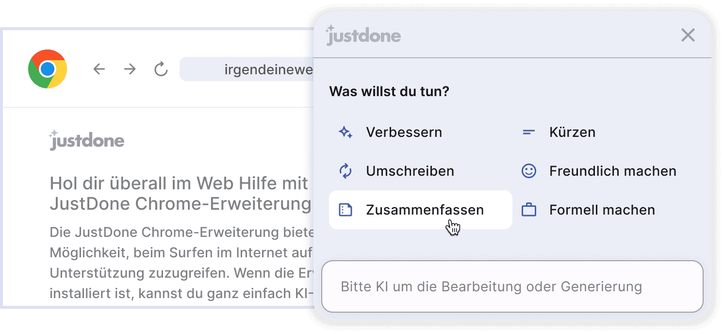Was willst du tun?