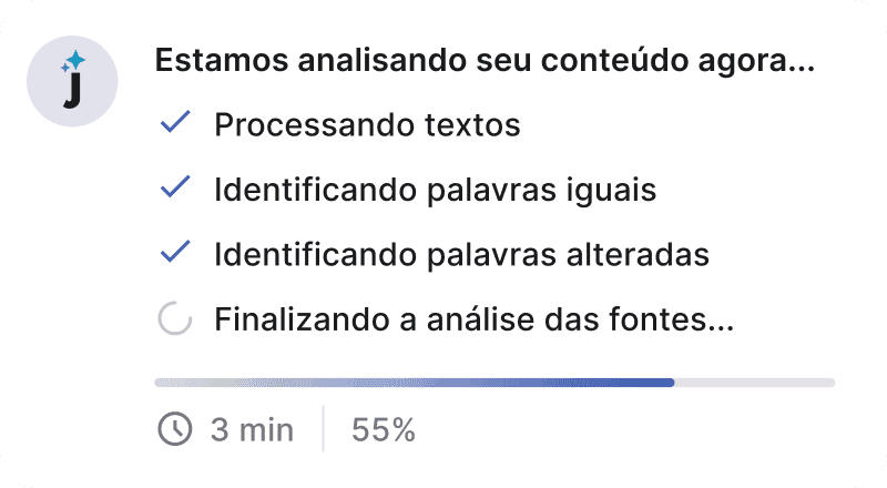 Estamos analisando seu conteúdo agora...