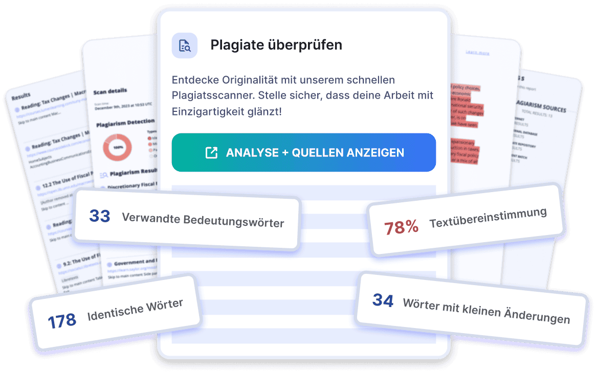 Plagiate überprüfen