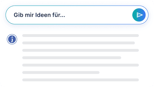 Gib mir Ideen für...