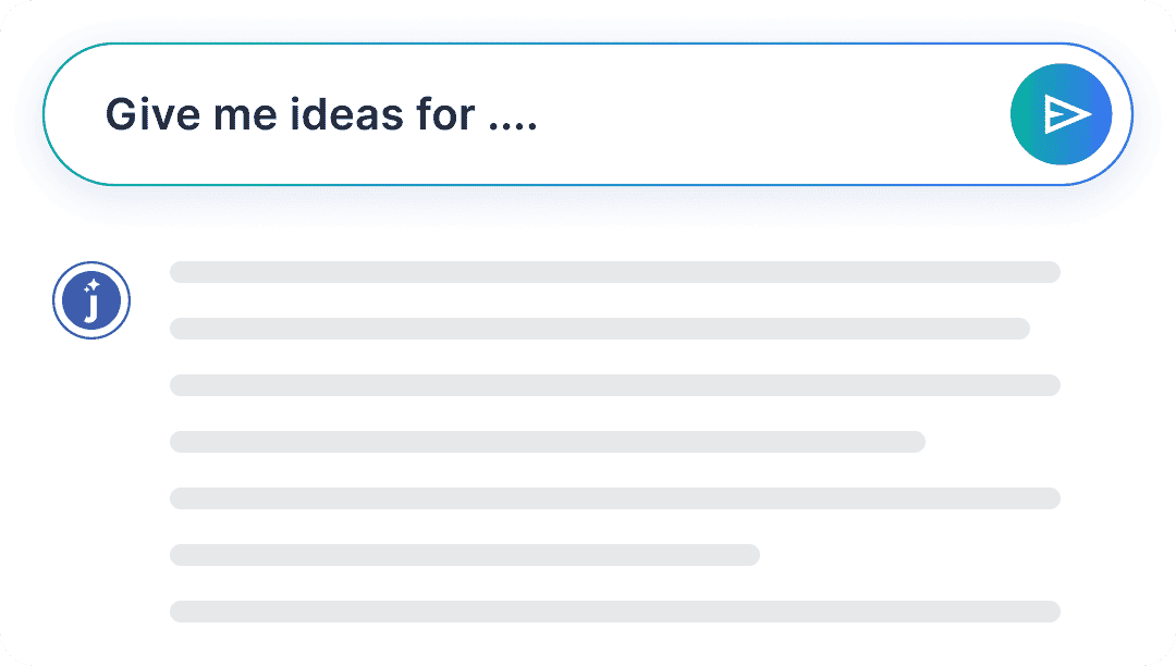 Give me ideas for....